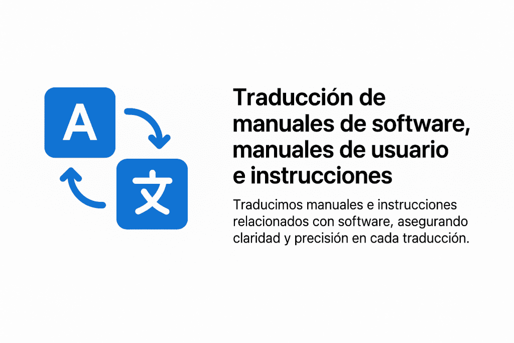 Traducción de guías de usuario e instrucciones paso a paso